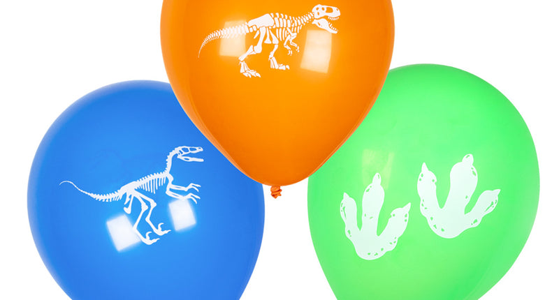 Boland Set 6 latex ballonnen T-rex