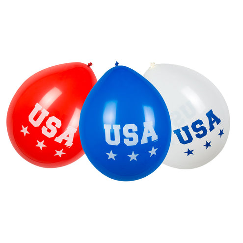 Boland Set 6 latex ballonnen 'USA'