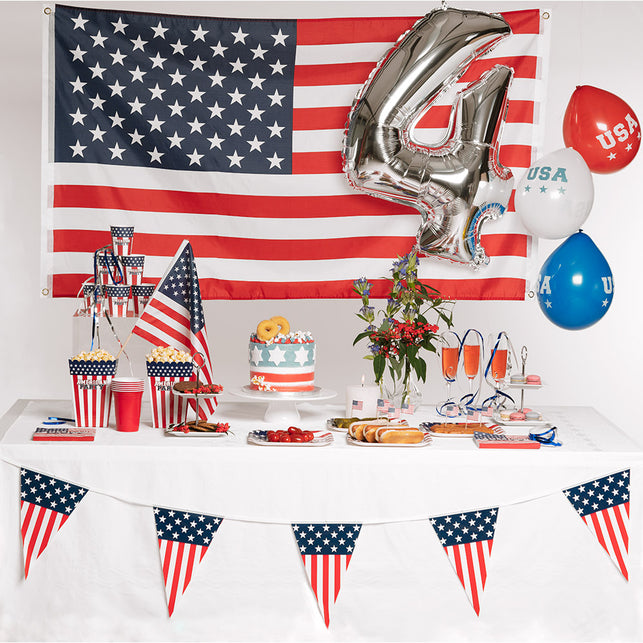 Boland Set 6 latex ballonnen 'USA'