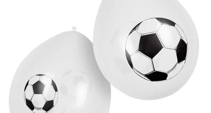 Boland Set 6 latex ballonnen Voetbal