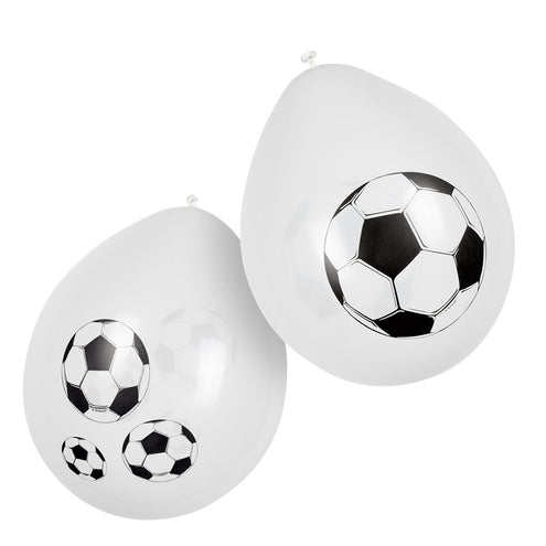 Boland Set 6 latex ballonnen Voetbal