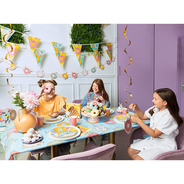 Boland Set 6 papieren rietjes Donut