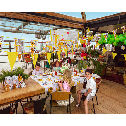 Boland Set 6 papieren rietjes Safari