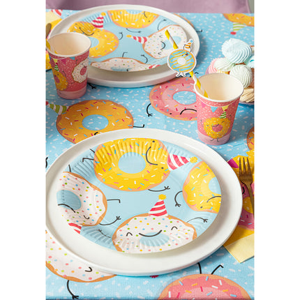 Boland Set 8 papieren bekertjes Donut