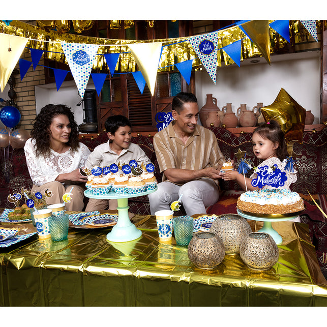 Boland Set 8 papieren bekertjes 'Eid Mubarak'