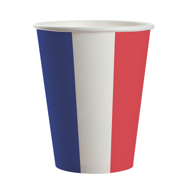 Boland Set 8 papieren bekertjes France
