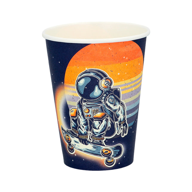 Boland Set 8 papieren bekertjes Space