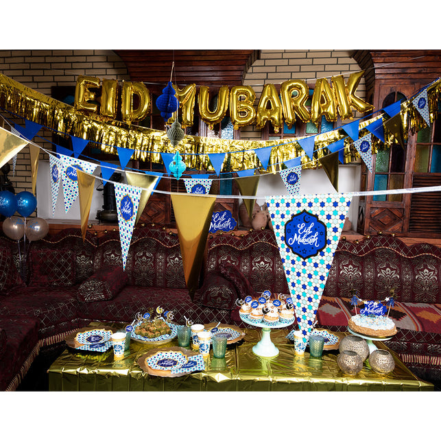 Boland Set 8 papieren bordjes 'Eid Mubarak'