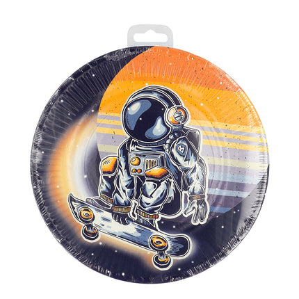 Boland Set 8 papieren bordjes Space