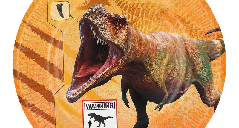 Boland Set 8 papieren bordjes T-rex