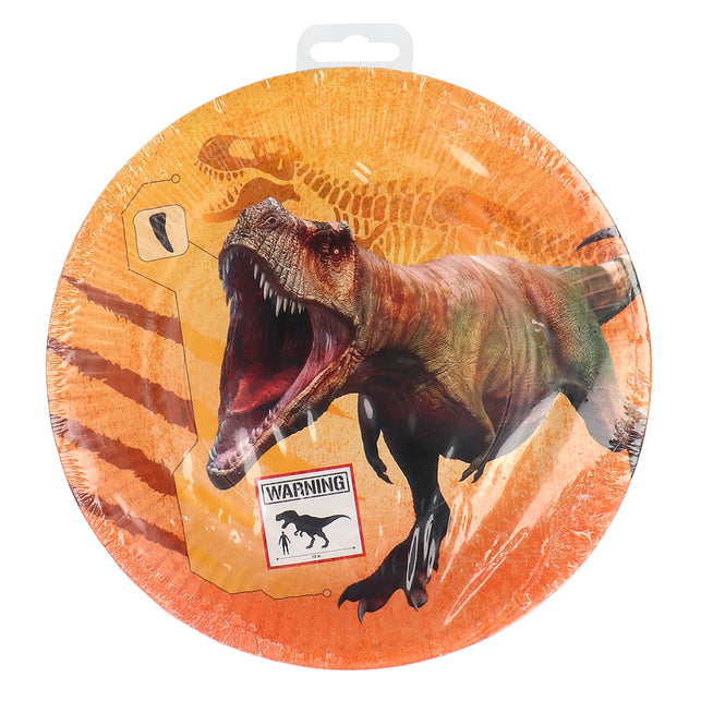 Boland Set 8 papieren bordjes T-rex