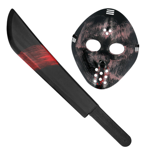 Boland Set Killer machette en hockey masker