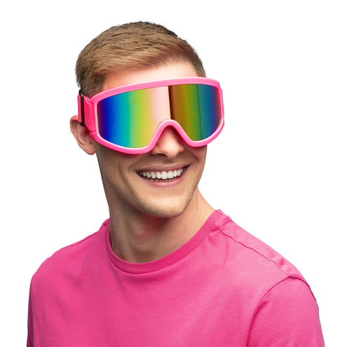 Boland Skibril neon roze unisex