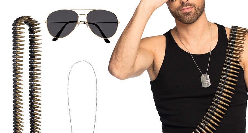 Boland Soldaat accessoires verkleed set leger