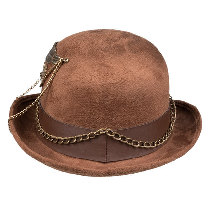 Boland Steampunk bolhoed ketting tandwielen