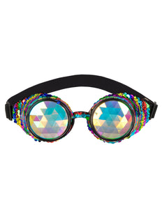 Boland Steampunk bril Mirage regenboog
