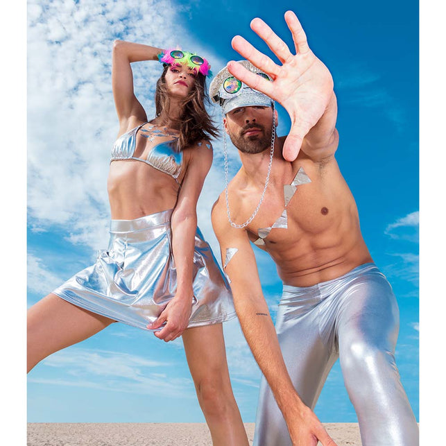 Boland Steampunk bril Mirage zilver