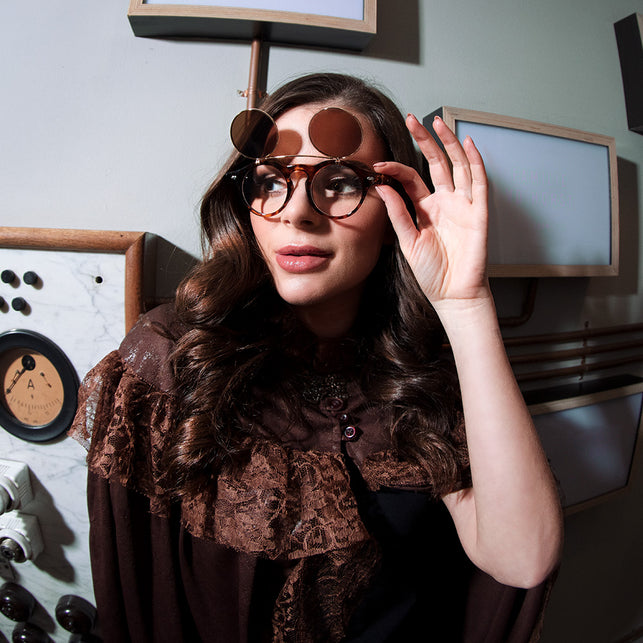 Boland Steampunk bril vintage