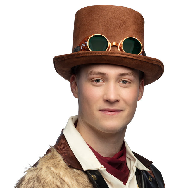 Boland Steampunkhoed bruin Streetpunk