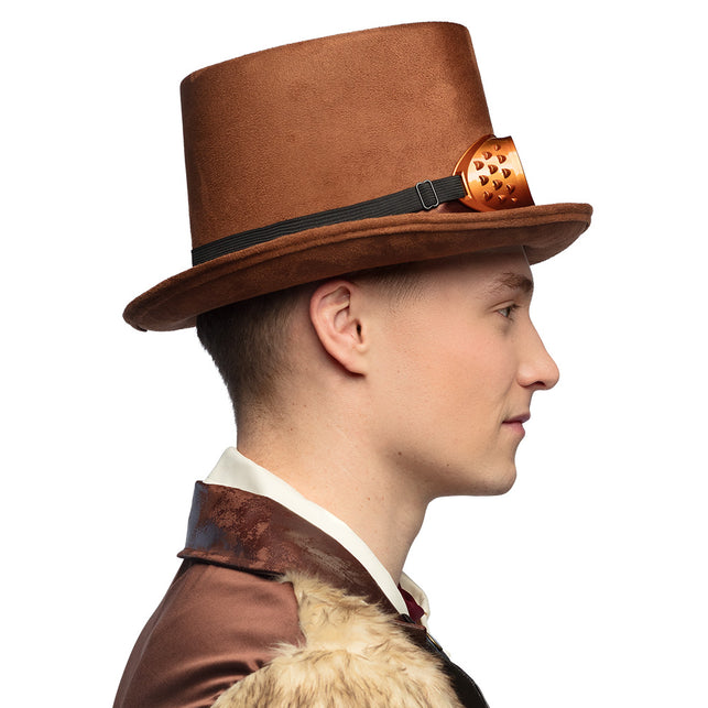 Boland Steampunkhoed bruin Streetpunk