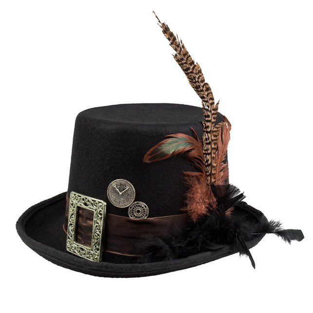 Boland Steampunkhoed Plumepunk