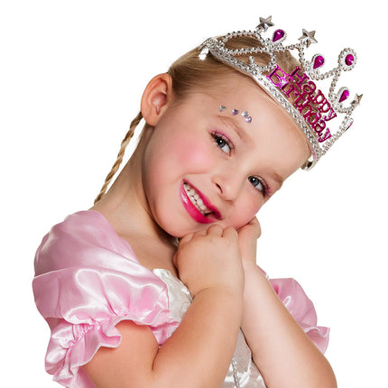 Boland Tiara Jarige Jet 'Happy Birthday'