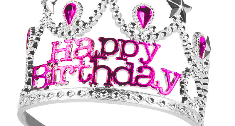 Boland Tiara Jarige Jet 'Happy Birthday'