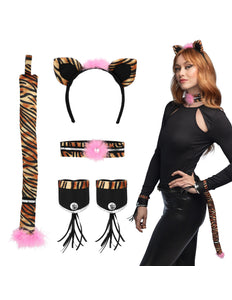 Boland Tijger verkleed set accessoires