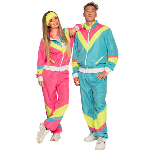 Boland Trainingspak Retro babe neon roze