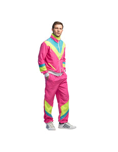 Boland Trainingspak Retro dude neon roze