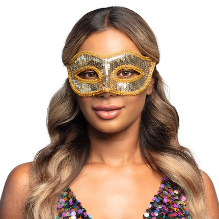 Boland Venetiaans oogmasker met pailletten