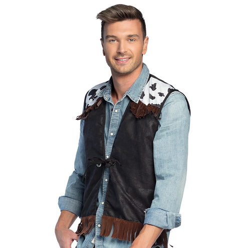 Boland Vest Western zwart cowboy