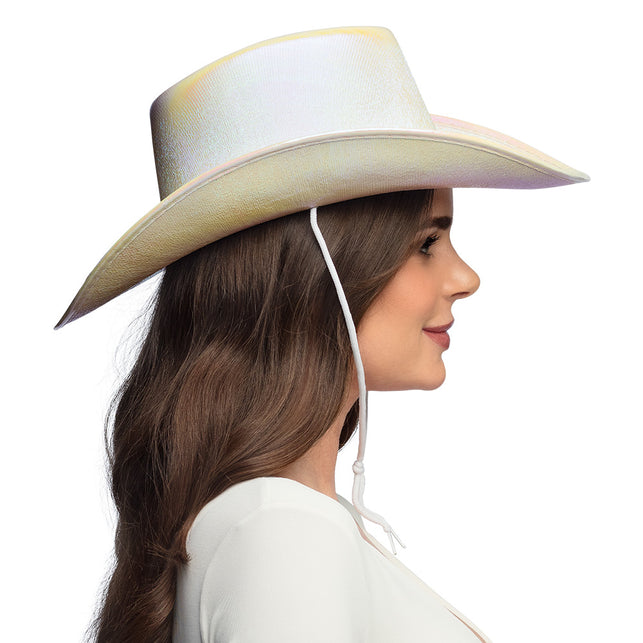 Boland Witte cowboyhoed Pearl wit