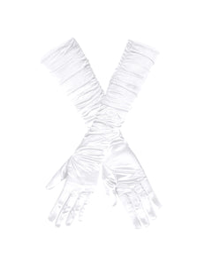 Boland witte handschoenen elleboog Hollywood