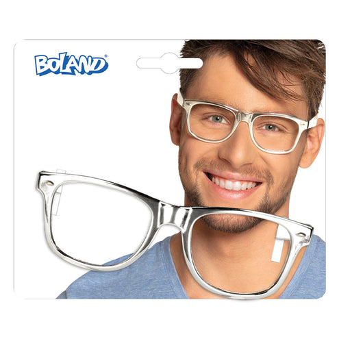 Boland Zilveren bril montuur Disco