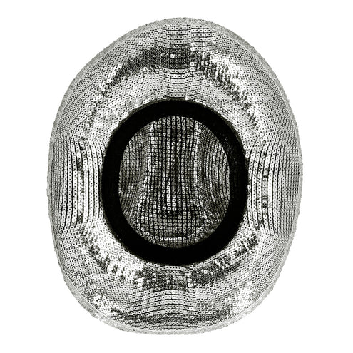 Boland Zilveren cowboyhoed glitter Texas