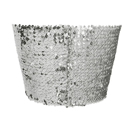 Boland Zilveren glitter festival top Sparkle (dames, M/L)