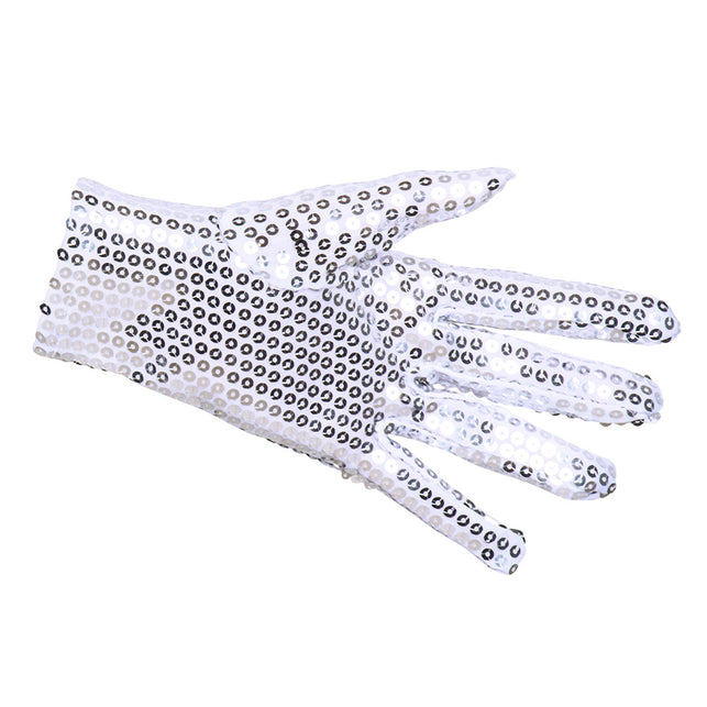 Boland Zilveren handschoenen pailletten Sequins