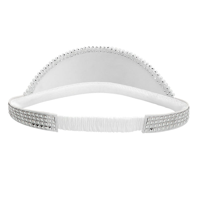 Boland Zilveren spiegel zonneklep glitter pailletten