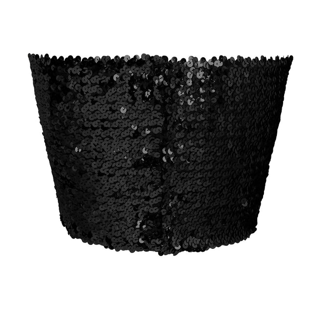 Boland Zwarte glitter festival top Sparkle (dames, M/L)