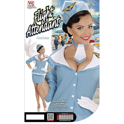 Stewardess jurk retro Joanna