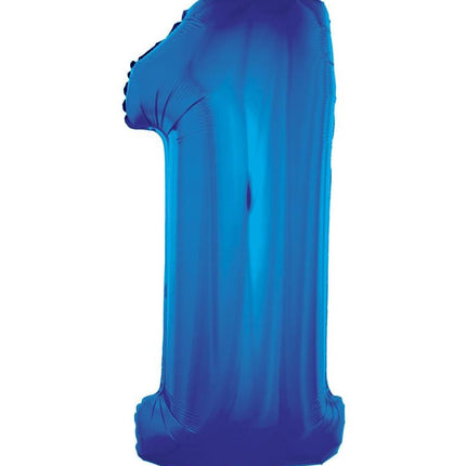 Folieballon 102 cm blauw