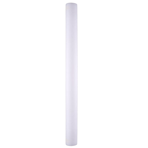 Foam stick led 48 cm, effen witte schuimbuis met korrelige buitenkant, uitgeschakeld