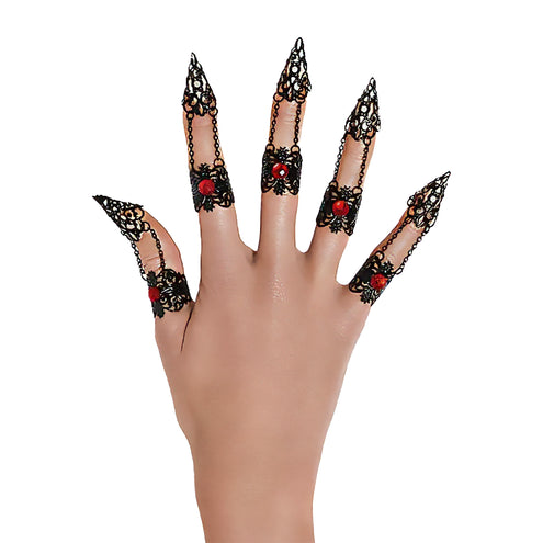 Funny Fashion 5 Gothic vingernagels ringen
