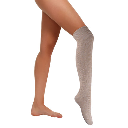 Funny Fashion Beige Tiroler kniekousen