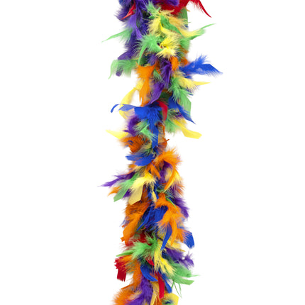 Funny Fashion Boa regenboog 2mtr. 45gr.