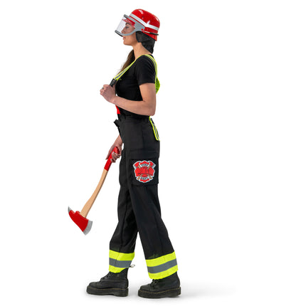 Funny Fashion Brandweervrouw broek met bretels Franny