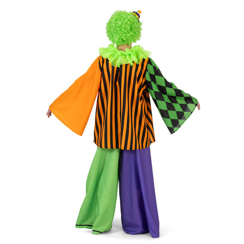 Funny Fashion Clown Pierolino volwassenen