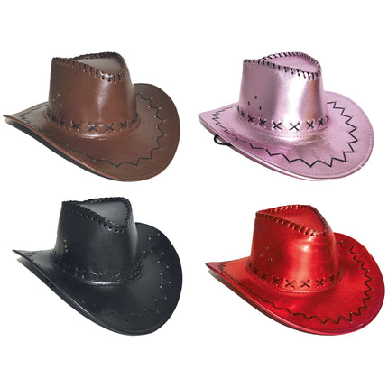 Funny Fashion Cowboyhoed Daim in vele kleuren