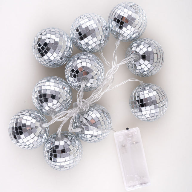 Funny Fashion Disco ballen slinger met verlichting